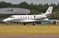 LX-INS @ EGHH - Departing on 26 - by John Coates