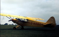 G-ARBX @ EGBK - PA-18 Super Cub present at the 1974 PFA Rally at Sywell. - by Peter Nicholson