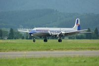 N996DM @ LOXZ - DC-6 tak off run at LOXZ, Airpower - by Paul H