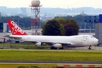 OO-CBA @ EBBR - Boeing 747-228F [24158] (Cargo B Airlines) Brussels~OO 13/08/2010. Stored after major damage from a bird strike. - by Ray Barber