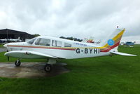 G-BYHI @ EGTR - parked at Elstree - by Chris Hall