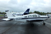 G-CCZV @ EGTR - parked at Elstree - by Chris Hall