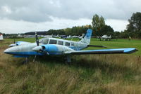 G-BORH @ EGTR - now parked with the other wrecks & relics at Elstree - by Chris Hall