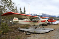 C-FWLJ @ CEZ5 - In winter storage at Schwatka Lake, Whitehorse, Yukon. - by Murray Lundberg