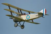 G-BWRA @ LFFQ - Sopwith Triplane Replica, La Ferté-Alais Airfield (LFFQ) Air Show 2012 - by Yves-Q