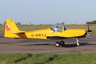G-BWXJ @ EGSH - Departing from Norwich. - by Graham Reeve