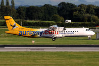 G-COBO @ EGCC - Aurigny Air Services