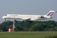 F-GRZO @ LFRB - Canadair Regional Jet CRJ-700, On final Rwy 25L, Brest-Bretagne Airport (LFRB-BES) - by Yves-Q