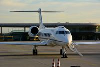 N533SR @ LOWG - Gulf IV in the beautiful sunset - by Paul H