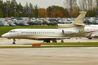 VT-RGX @ EGGW - 2008 Dassault Falcon 7X, c/n: 49 at Luton - by Terry Fletcher