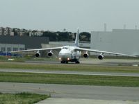 RA-82077 @ LFBO - Antonov An-124-100 at Toulouse Blagnac Airport - by Paul H