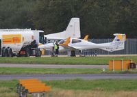 G-DSPY @ EGHH - Being refuelled at Cobham - by John Coates