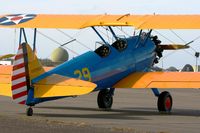 F-AZCK @ LFRH - Boeing STEARMAN A 75N1, Static Display, Lann Bihoué Air Base (LFRH-LRT) - by Yves-Q