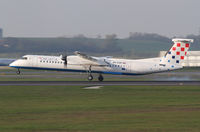 9A-CQF @ LOWW - Croatia DHC8 - by Thomas Ranner