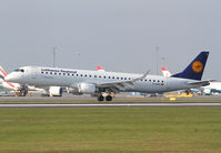 D-AEBK @ LOWW - Lufthansa City Line Emb190 - by Thomas Ranner