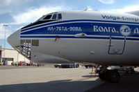 RA-76511 @ ESOE - Front fuselage of the Ilyushin Il-76TD-90VD, which still has a lot of windows in its nose. - by Henk van Capelle