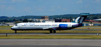 N956AT @ KDCA - Takeoff roll National - by Ronald Barker