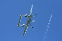 N25Y @ LFFQ - Lockheed P-38L Lightning (N25Y) , La Ferté-Alais Airfield (LFFQ) Air Show - by Yves-Q