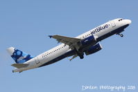 N665JB @ KSRQ - JetBlue Flight 164 (N665JB) Something About Blue departs Sarasota-Bradenton International Airport - by Donten Photography