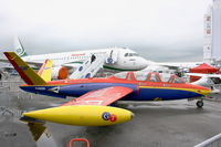 F-AZZD @ LFPB - Fouga CM-170 Magister, Tranchant Team, Static Display Paris-Le Bourget Air Show 2013 - by Yves-Q