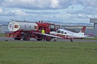 G-BOPC @ EGFF - Cardiff and Gloucester based Aeros PA-28-161 Warrior II, seen taking on fuel at EGFF.