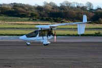 G-BVFR @ EGFH - Resident Streak Shadow returning from a local flight. - by Roger Winser