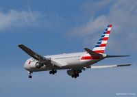 N376AN @ KJFK - Going to a landing on 31R @ JFK - by Gintaras B.