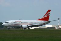 4L-TGI @ LFPG - Boing 737-505, Landing rwy 26L, Roissy Charles De Gaulle Airport (LFPG - CDG) - by Yves-Q