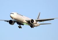 F-GSQH @ LFPG - Boing 777-328R on final approach runway 26L, Roissy Charles De Gaulle Airport (CDG-LFPG). - by Yves-Q