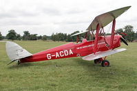 G-ACDA @ X1WP - De Havilland DH-82A Tiger Moth II at The De Havilland Moth Club's 28th International Moth Rally at Woburn Abbey. August 2013. - by Malcolm Clarke