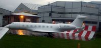 VP-CZA @ EGCC - Outside the executive reception at Manchester - by Guitarist