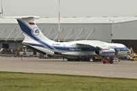 RA-76950 @ EGNX - IL76TD being unloaded on the East Midlands ramp - by Terry Fletcher
