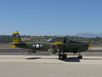 N4403K @ CMA - 1948 Ryan NAVION as L-17B, Continental E-185 (Owner states 225 Hp upgrade), taxi - by Doug Robertson