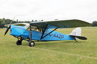 G-AAZP @ X1WP - De Havilland DH-80A Puss Moth at The De Havilland Moth Club's 28th International Moth Rally at Woburn Abbey. August 2013. - by Malcolm Clarke