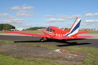 G-NINA @ EGBR - Piper PA-28-161 G-NINA at The Real Aeroplane Club's Helicopter Fly-In, Breighton Airfield, September 2013. - by Malcolm Clarke