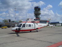 D-HOSF @ EHGG - S-76B Wiking helicopters at Groningen airport - by Jack Poelstra