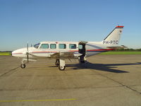 PH-PTC @ EHGG - PH-PTC PA-31 of Quick Airways at Groningen airport - by Jack Poelstra