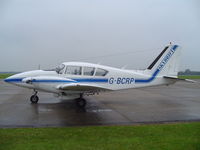 G-BCRP @ EHGG - Aztec of Skydrift at Groningen airport - by Jack Poelstra