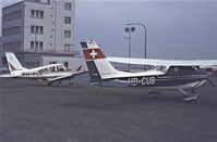 HB-CUB @ EBOS - Ostend Airport  23-6-74 - by Raymond De Clercq