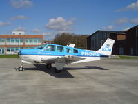 PH-BWE @ EHGG - Beech A36 PH-BWE of the K.L.S. at Groningen airport