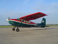 PH-SLA @ EHGG - PH-SLA C.180 at ramp of Groningen airport