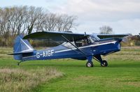 G-AIGF @ EGSV - Just landed. - by Graham Reeve