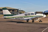 N485ED @ EGHH - An Aztec visiting BHL - by John Coates