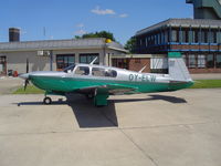 OY-ELW @ EHGG - Mooney M20 at Groningen airport - by Jack Poelstra