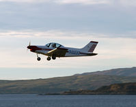 G-RABS @ EGEO - Departing from Oban Airport (North Connel). - by Jonathan Allen