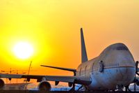 HZ-AID @ OEJN - Getting the Airplane to be pushed out of service - by Odai Ayyd