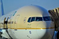 HZ-AK13 @ OERK - Parked at Riyadh airport getting ready to go to Cairo - by Odai Ayyad