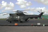 XW201 @ CAX - Puma HC.1, callsign Stetson 1, of 230 Squadron at RAF Aldergrove on a visit to Carlisle in the Summer of 2002. - by Peter Nicholson