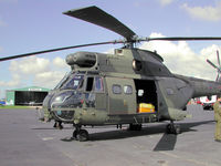 XW201 @ CAX - Another view of this Puma HC.1, callsign Stetson 1, of 230 Squadron at RAF Aldergrove on a visit to Carlisle in the Summer of 2002. - by Peter Nicholson
