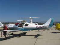 N299KT @ CMA - 1996 Larue LANCAIR IV-P (pressurized), Continental IO-550 300 Hp, N number is speed in knots, multiple FAI record holder is always an attraction - by Doug Robertson